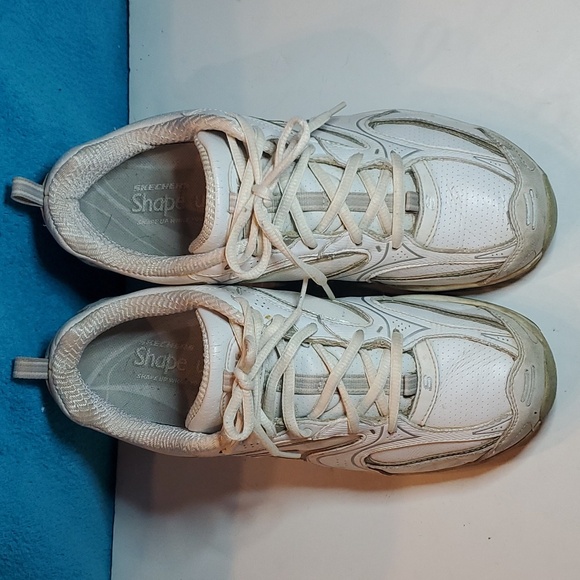 SKECHERS Shape Ups 12322 White Rocker Athletic Sneakers Toning Women's Size 9 - Picture 6 of 9